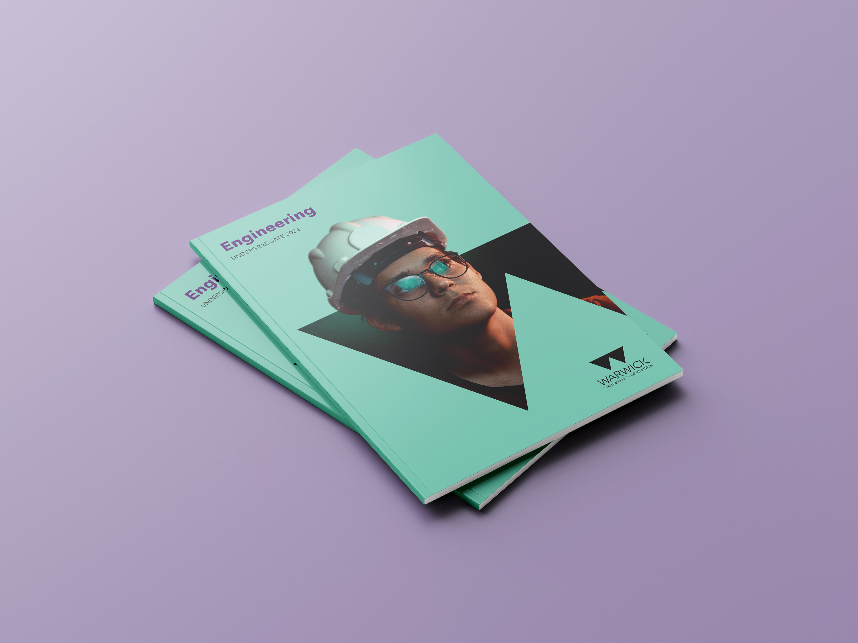 An example of a branded brochure cover