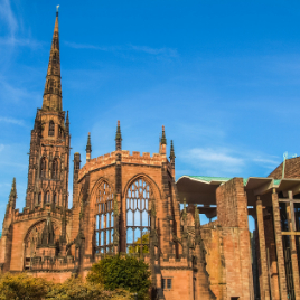 An image of Coventry cathedral
