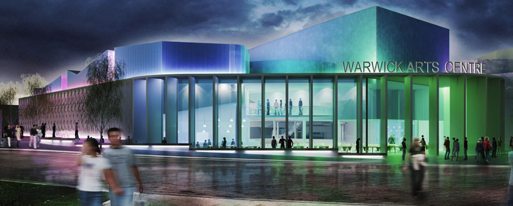 Artist's impression of the Arts Centre Extension