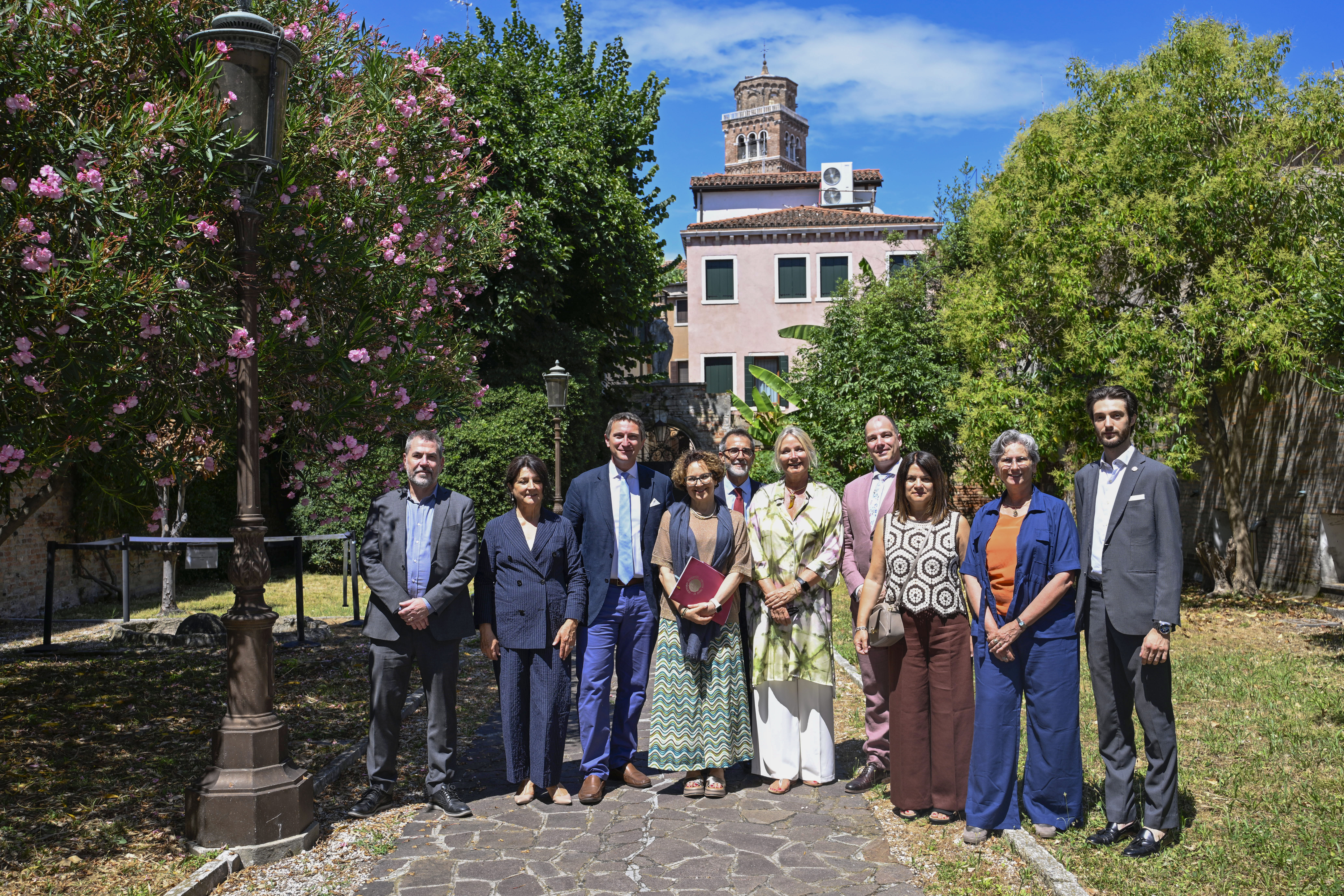 Students and Staff at Ca' Dolfin