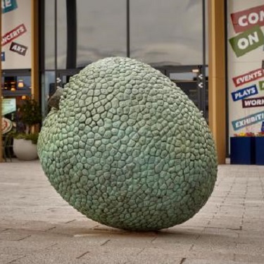 Breadfruit sculpture 