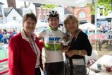 Professor Chris Ennew and Cllr Izzi Seccombe met many of the competitors in Atherstone