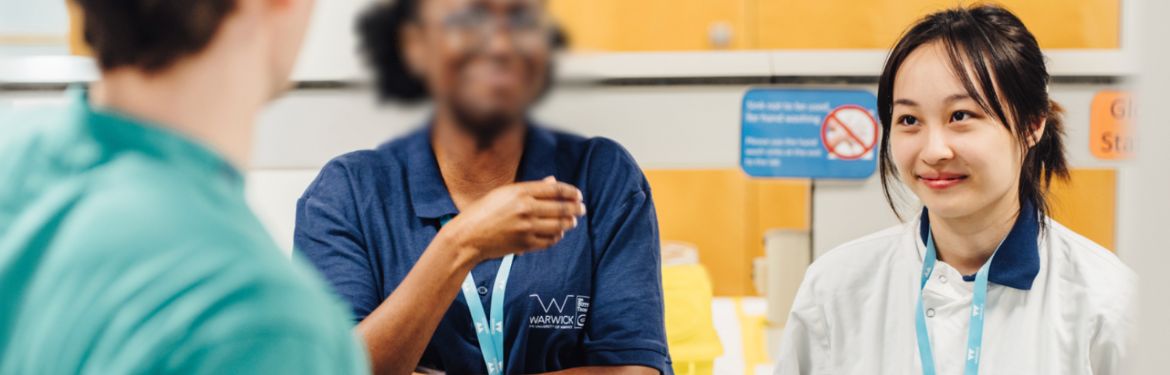 Photo of Yuki in lab