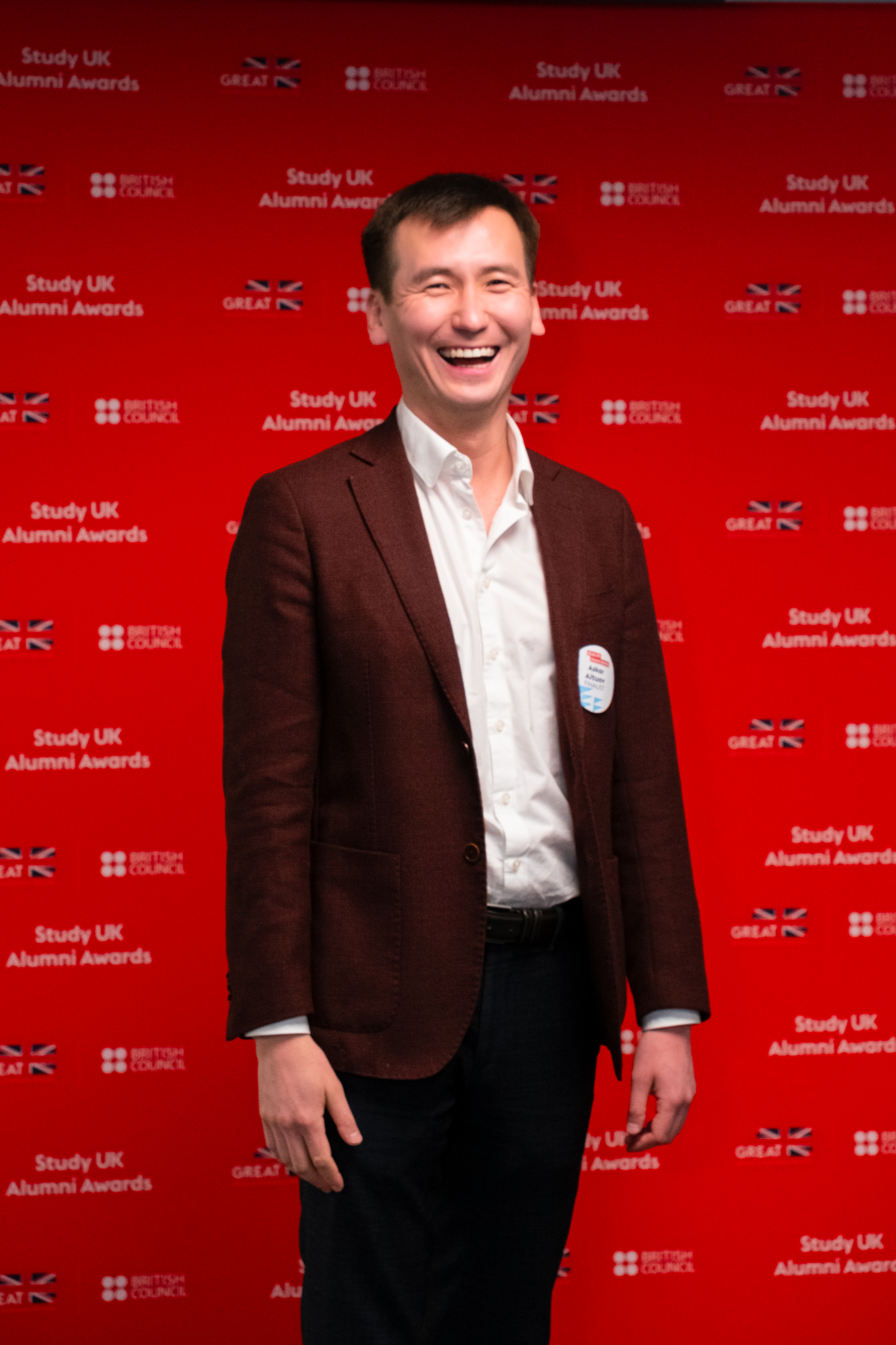 Askar at the Study UK Alumni Awards