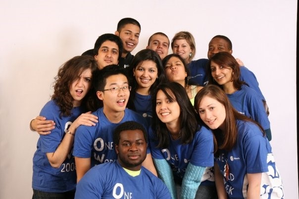 A group of volunteers at One World Week 2009