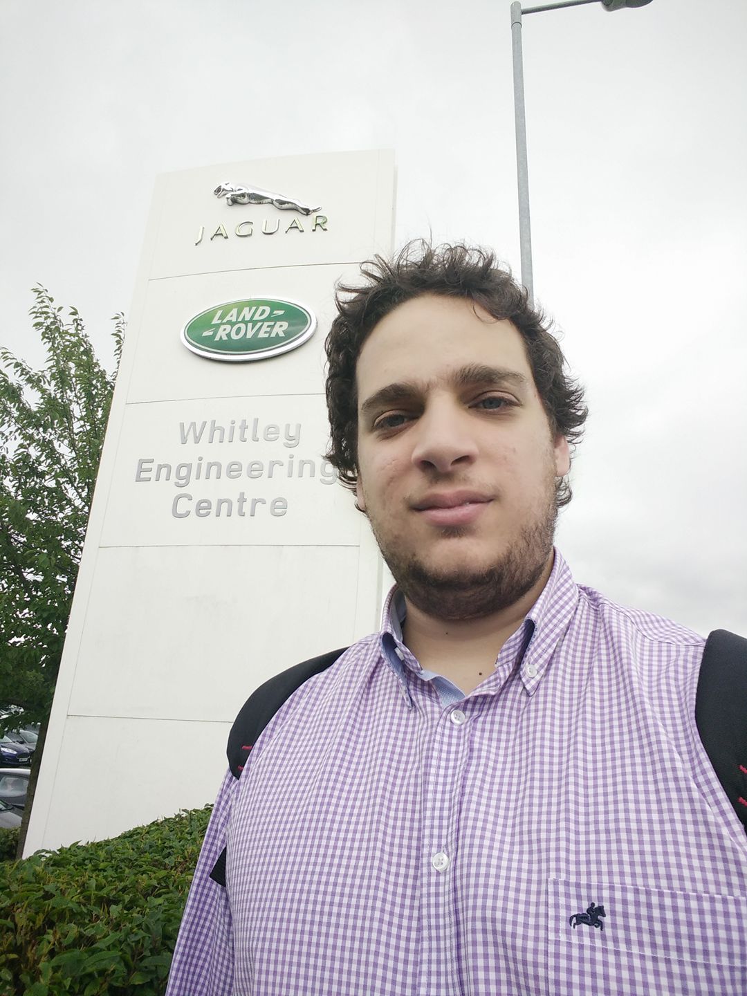 Vasileios outside JLR