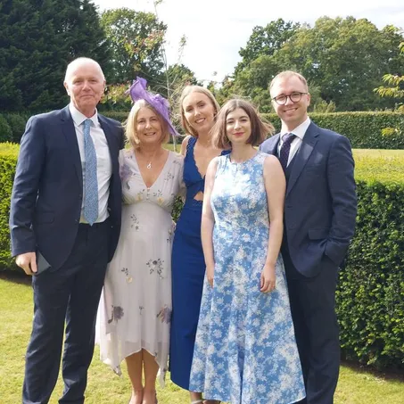 Roger and his family