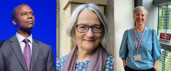 Dr Patrick Roach, Professor Ursula Martin, Katie Farrington