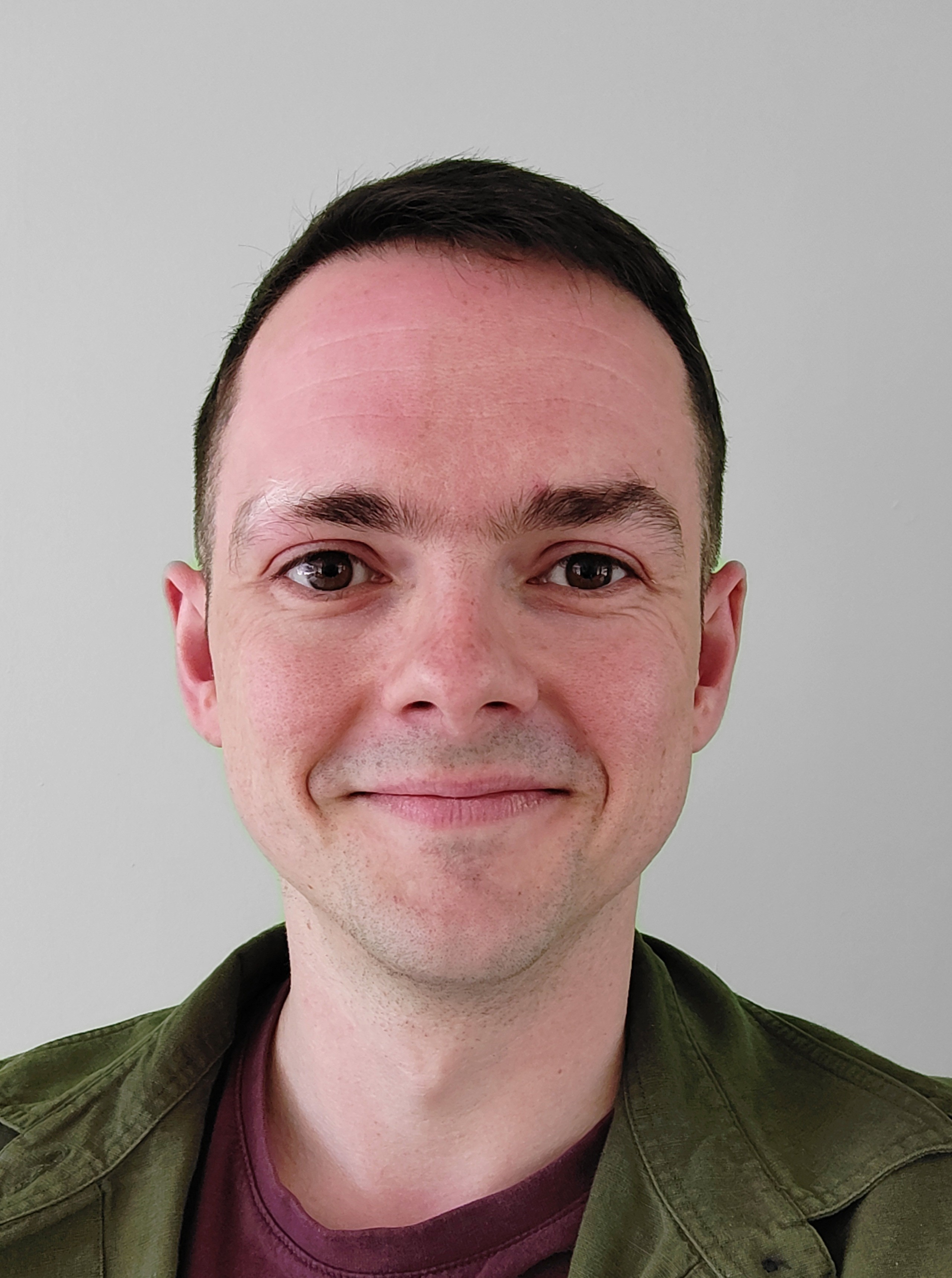 Joseph looking at the camera