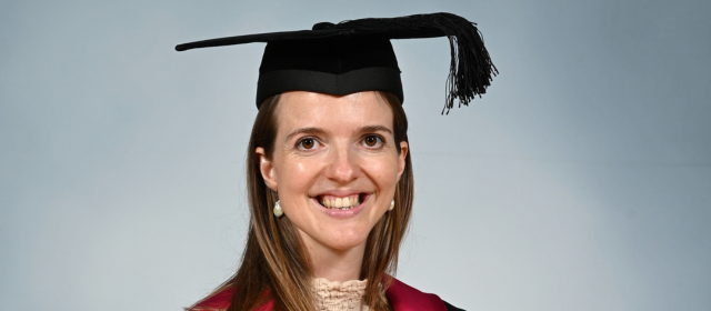 Helena in her graduation robes