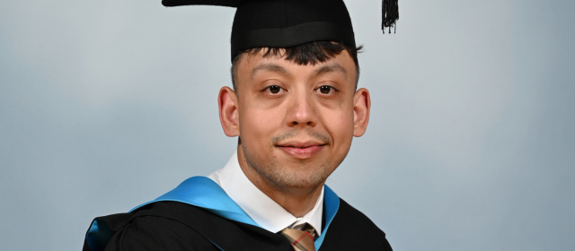 Sami in his graduation robes