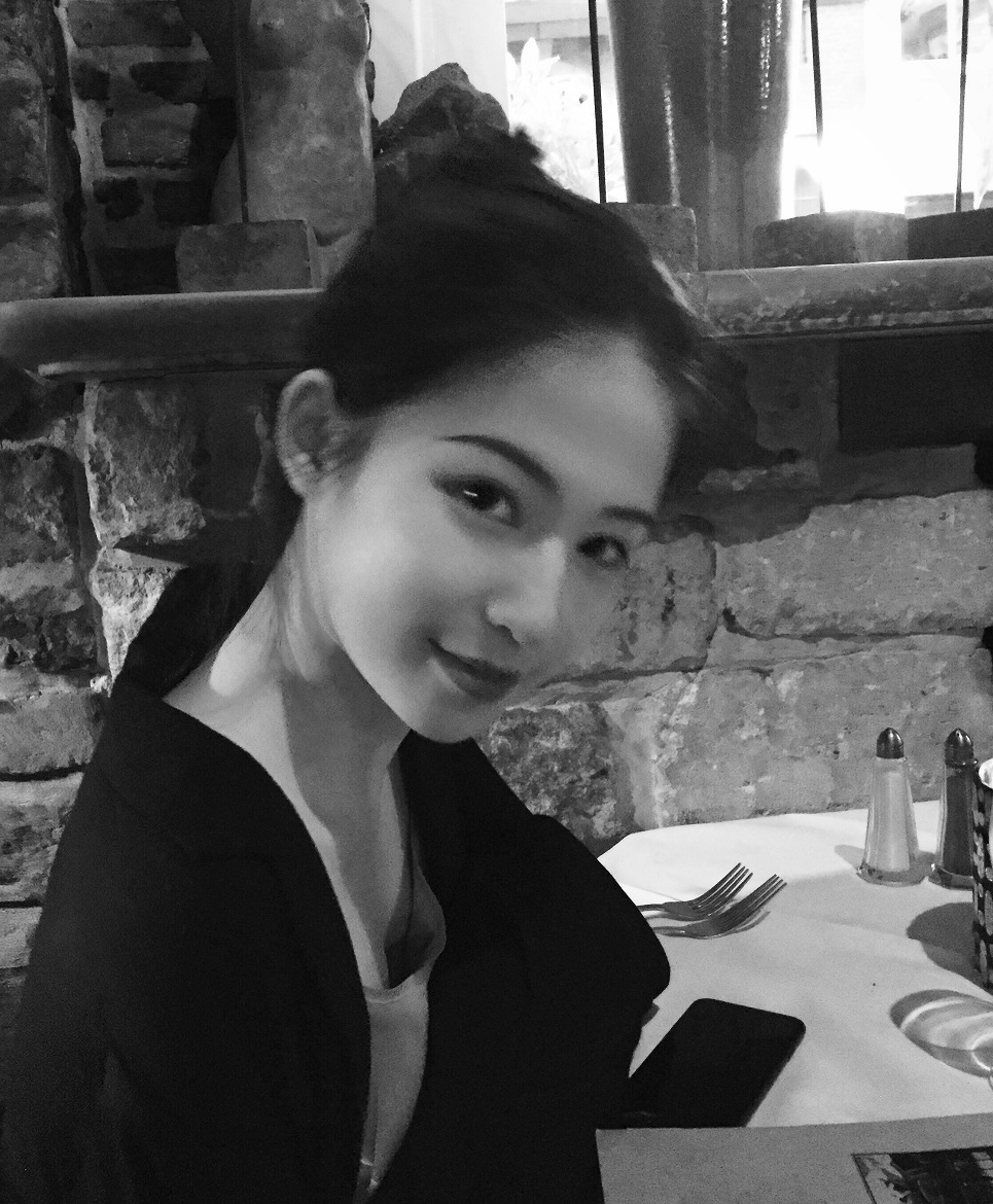 Kefan at a restaurant