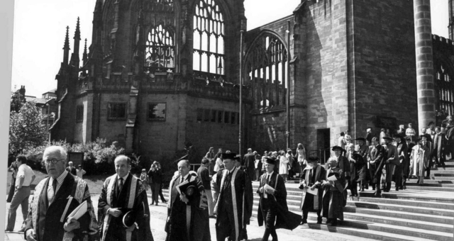 University of Warwick graduates at Coventry Cathedral