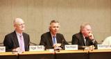 Prof Nigel Thrift, Pierre Pettigrew and Prof Richard Higgott