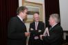 Vice Chancellor Professor Nigel Thrift with Director of the Warwick Commission, Professor Richard Higgott and Commissioner Heribert Dieter