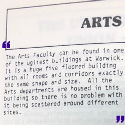 Discovered in the SU archives: A series of Alternative Prospectuses, written BY students FOR students! ...Are these the origins of Warwickfessions?