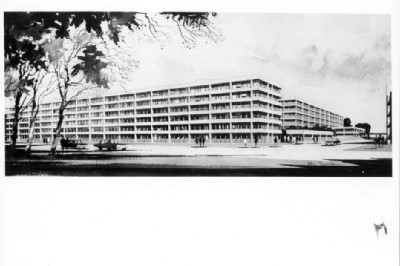 5. Artist’s Impression of the Humanities building, source: Warwick Modern Records Centre