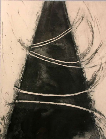 Black Koan by Liliane Lijn, source: University of Warwick Art Collection Website