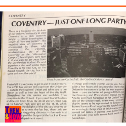 Coventry. 98-99 Alternative Prospectus. SU Archives