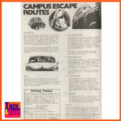 Campus Escape Routes. 80-81 SU Handbook. Warwick Digital Collection.
