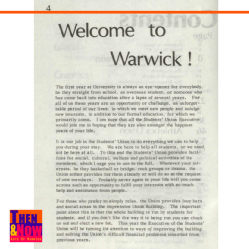 Welcome to Warwick. SU Handbook 1977-88. Warwick Digital Collection.