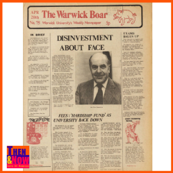 Reporting on recent plans to increase the student fees at UK universities The Boar 1977 no. 75. Warwick Digital Collection.