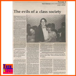 The Boar describing the public school culture in Britain and its impact on universities.  29th June 1990. Warwick Digital Collection.