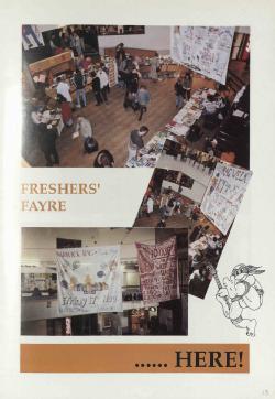 Freshers Fayre. 90-91 Warwick Life. Warwick Digital Collection.