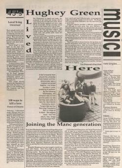 The Boar reporting on the rising musical talents set to play the university in its 27 June 1990 edition. Warwick Digital Collection.