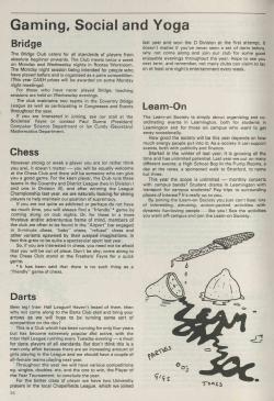 Leam-On Soc. SU Handbook, 1982-83. Warwick Digital Collection.