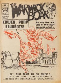 Protests. The Boar, Issue 87, 1977. Warwick Digital Collection.