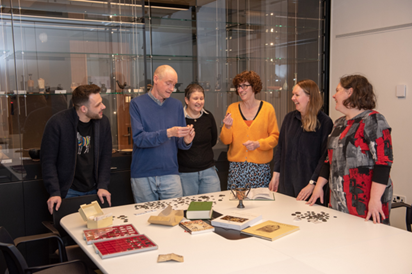 Image of numismatics staff