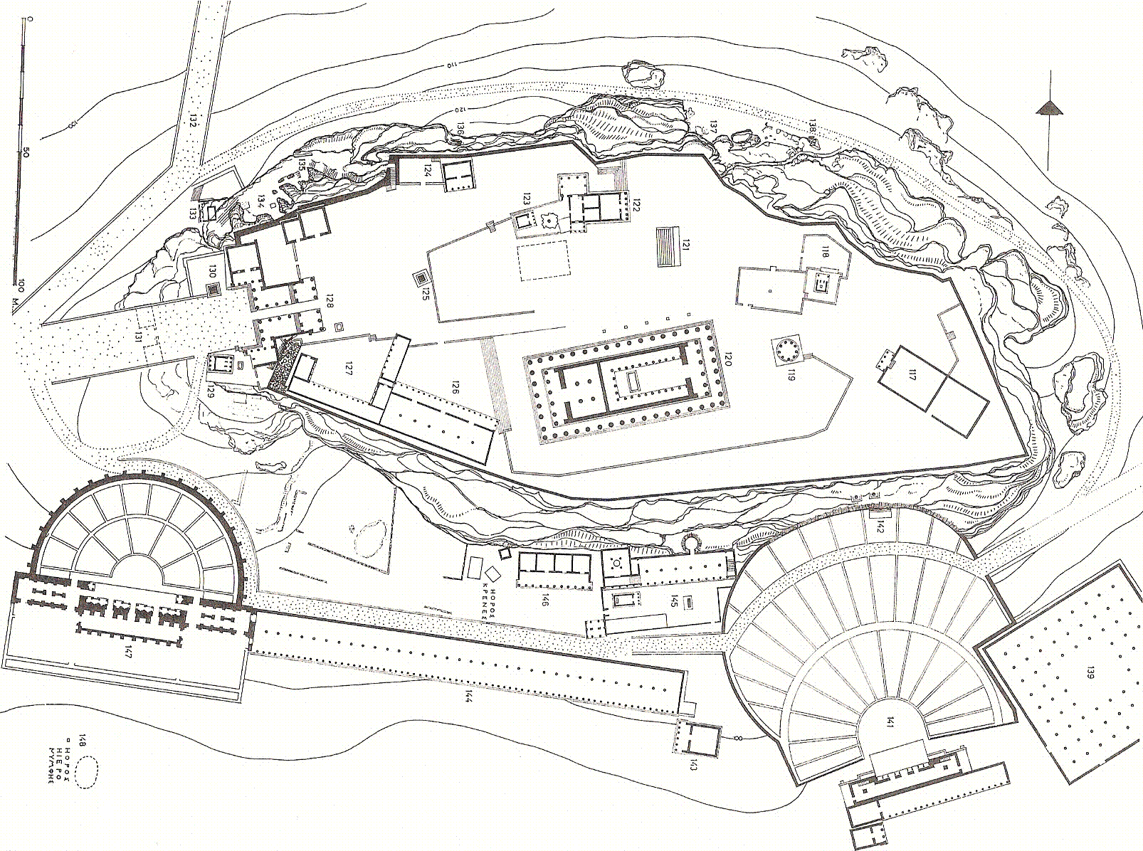 Plan of the site