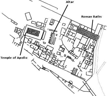 Plan of the Sanctuary of Apollo