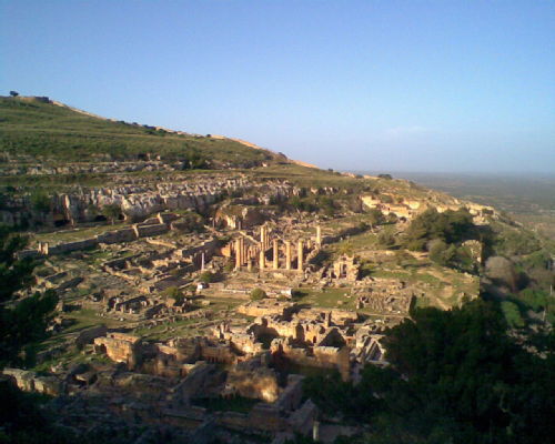 View of the Temple of Apollo from the North East.
