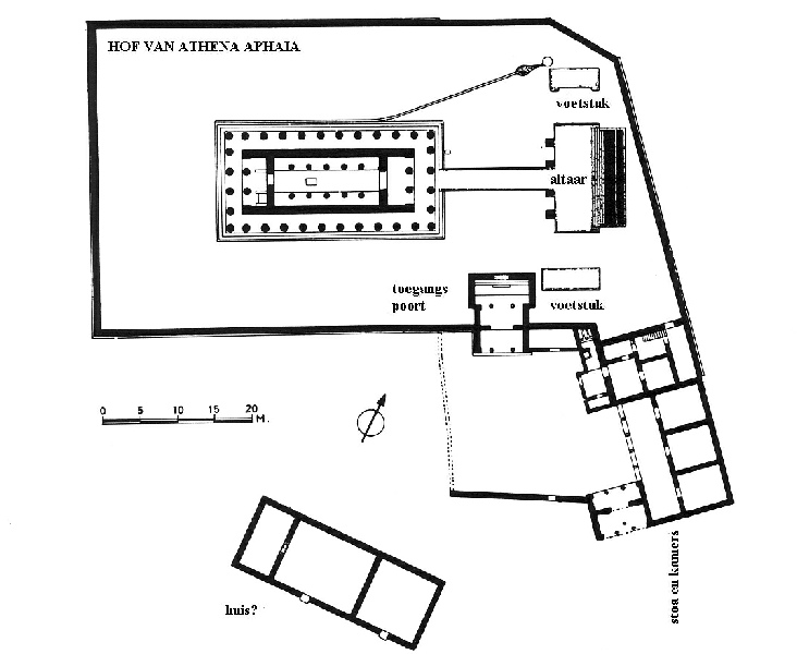 Site plan of the Sanctuary during 5th century