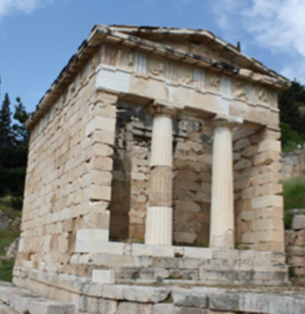 Athenian treasury in Delphi