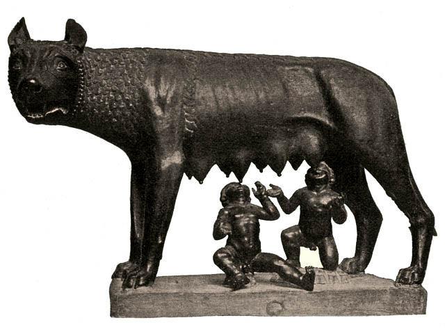 Roma: the suckling she-wolf