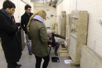 Teaching students from the collection in store