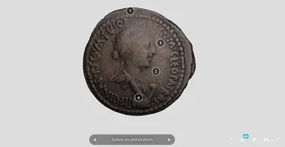 Cleopatra coin scan