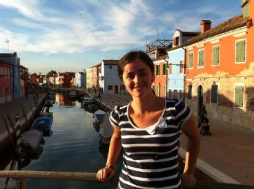 Katie in Venice