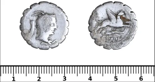Coin with a griffin