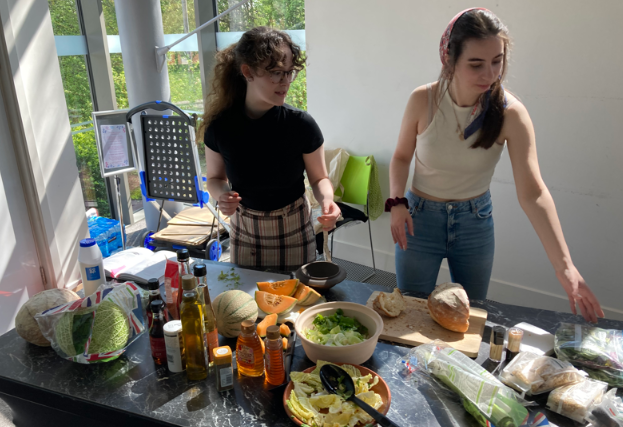 Resonate festival Roman cookery stand