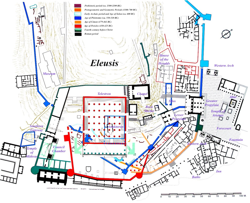Map of Eleusis
