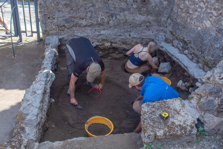 Excavating at Pompeii - Anna Marie