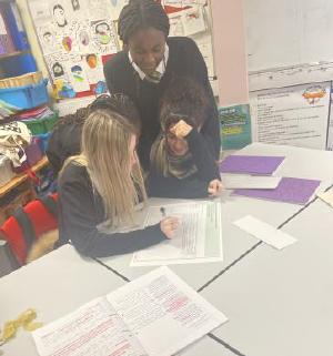 Pupil writing