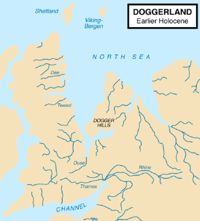 Map of Doggerland