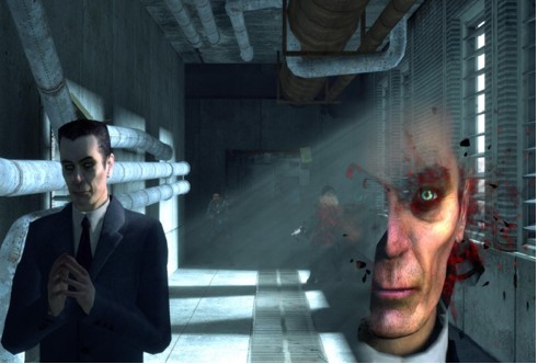 Figure 4.1 - One of many visions from the G-Man in Half-Life 2 
