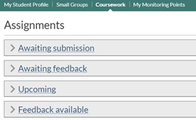 Tabula - Assignment page