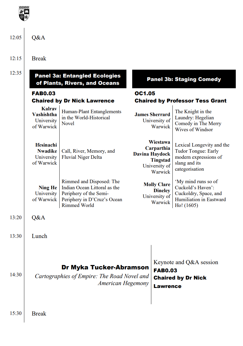 Image of schedule page 2